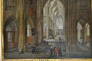 Pieter Neefs View of the interior of a church oil painting artist